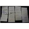 Image 2 : 400+ Autographed/Signed 3x5 Index Cards, Mostly Baseball, some personalized,