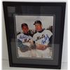 Image 1 : ROGER CRAIG & CLEM LABINE AUTOGRAPHED  8x10 PHOTO / PSA-DNA CERT / FRAMED  12x15