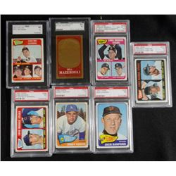 7 - GRADED 1965 BASEBALL CARDS - STEVE CARLTON ROOKIE PSA 5