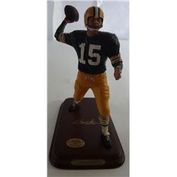 BART STARR DANBURY MINT ALL STAR FIGURINE WITH BASE - FINGERS BROKE ON LEFT HAND