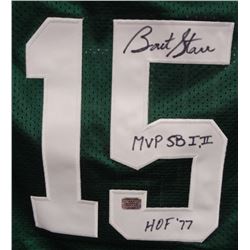 Bart Starr AUTOGRAPHED Green Bay Packers NFL Throwback Jersey - NEW