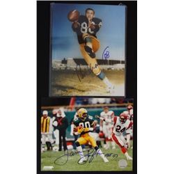 2 GREEN BAY PACKERS 8 x 10 PHOTO'S - RON KRAMER 88 & JAMES LOFTON HOF '03