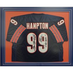 Dan Hampton Autographed Throwback Jersey "HOF 2002" Chicago Bears. PSA/DNA