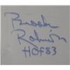 Image 2 : Brooks Robinson HOF 83 Autographed Framed Baltimore Orioles Jersey PSA/DNA