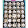 Image 1 : 30 - AUTOGRAPHED BASEBALLS - UNIDENTIFIED - POSSIBLE BIG FINDS