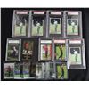Image 1 : TIGER WOODS CARD LOT - 5 - 2001 S.I. for KIDS PSA 8's, 2001 UD PSA 10,1997 GRAND