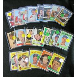 20 - VINTAGE CLEVELAND INDIANS - 1950's & 60's - ALL DIFFERENT