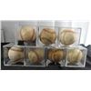 Image 1 : 7 - VERY OLD AUTOGRAPHED BASEBALLS - BALLS LOOK GAME USED - UNIDENTIFIED
