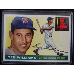 1955 TOPPS #2 TED WILLIAMS VG / GOOD+