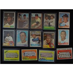 1960's BASEBALL LOT, 2-'68, 4-'67 w/AARON VGEX+, 4-'68 w/ NIEKRO VGEX, 4-'65,