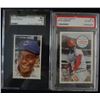 Image 1 : 2 - GRADED BASEBALL, 1971 DELL'S TODAY STAMPS ERNIE BANKS SGC 80 & 1970 KELLOGGS