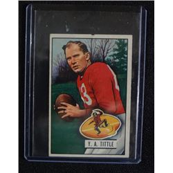1951 BOWMAN #32 Y A TITTLE - EX++,, small chip to edge