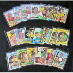 20 - VINTAGE CLEVELAND INDIANS - 1950's & 60's - ALL DIFFERENT