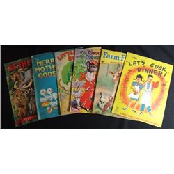 6 - VINTAGE CHILDRENS SAALFIELD CLOTH-LIKE BOOKS, LITTLE BLACK SAMBO, TOWN MOUSE