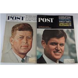 2 - POST MAGAZINES - OCT 1960 & JUNE 1965,  BOTH KENNEDY ISSUES