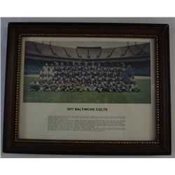 1977 BALTIMORE COLTS 8X10 TEAM PHOTO BERT JONES LYDELL MITCHELL MIKE BARNES