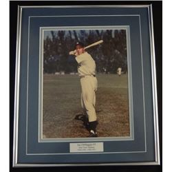 JOE DiMAGGIO COLORED 8x10 PHOTO, FRAMED / MATTED - NEW YORK YANKEES