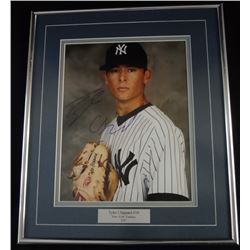 New York Yankees TYLER CLIPPARD Signed 8x10  FRAMED/ MATTED PHOTO