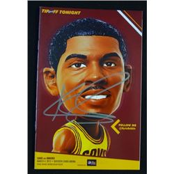 KYRIE IRVING AUTOGRAPHED PROGRAM CAVS vs KNICKS