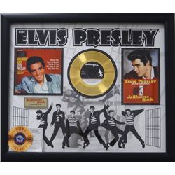 LIMITED EDITION Elvis Presley "Jailhouse Rock" Framed Gold Record AUTHENTICATED!