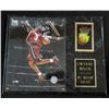 Image 1 : Dwyane Wade 8"x10" NBA Photo on Wooden Plaque 15" x 12"