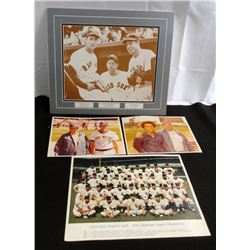 TED WILLIAMS, DOMINIC  & JOE DIMAGGIO PHOTO, CHICAGO WHITE SOX '59 PHOTO,  &