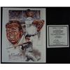 Image 1 : MICKEY MANTLE AUTOGRAPH 8 x 10 PETRONELLA PRINT
