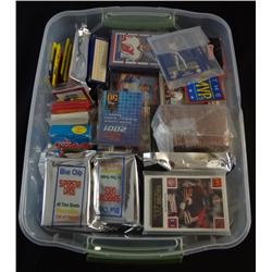 TOTE FULL OF SUB SETS, PACKS, SPECIAL INSERT, BLUE CHIP PACKS, LOTS of CARDS,