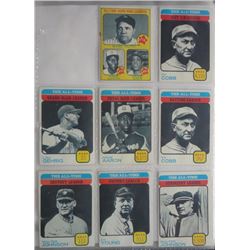 over 500 1973 TOPPS BASEBALL CARDS - NICE STARTER SET in SHEET / ALBUM