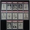 Image 1 : 13 - 1961 HAWKS ESSEX MEATS BASKETBALL PSA LOT - ALL DIFFERENT - 2 - VGEX 4,