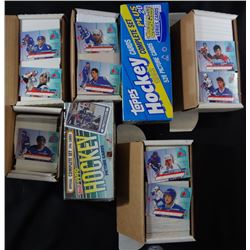12 - HOCKEY SETS from THE 1990's, PRO SET, LEAF, UPPER DECK, STADIUM, TOPPS