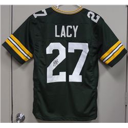 Autographed Eddie Lacy #27 Green Bay Packer Jersey - JSA