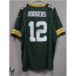AARON RODGERS #12 GREEN BAY PACKERS SIGNED AUTOGRAPHED NIKE NFL JERSEY COA-GA