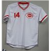Image 4 : Pete Rose Autographed Cincinnati Reds Jersey 'HIT KING' JSA Witnessed COA