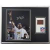 Image 1 : STEELERS BEN ROETHLISBERGER AUTOGRAPHED FRAMED 8 x 10 PHOTO & PIECE OF FOOTBALL