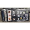 Image 1 : 50 TRADING CARDS IN 5 FRAMES - CUBS, RAIDERS, JORDAN, JETER, & NOWITZKI