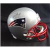 Image 1 : Tom Brady Autographed/Signed New England Patriots Riddell NFL Helmet COA - GA