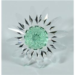 Swarovski Crystal Green Daisy