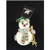 Image 1 : Swarovski Crystal Snowman Pin