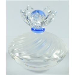 Swarovski Blue Flower Perfume Bottle
