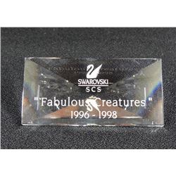 Swarovski Crystal Fabulous Creatures Title Plaque