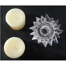 Party Lite Crystal Candle Holder
