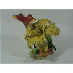 "Imperial Gold" Lily with Butterfly Burgues