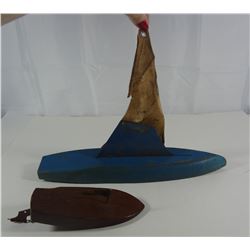 Vintage Wooden Sailboats