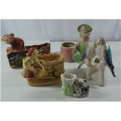 Vintage Animal Planters