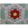 Image 4 : Vintage Quilt Exceptional Flower Garden Pattern, Hand Stitched, Circa 1920-1930