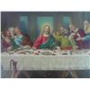 Image 2 : Vintage Turner Print "The Last Supper" Framed - shows  some wear, 30" x 16"