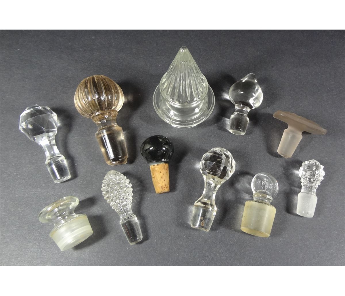 Vintage Glass Bottle Stoppers