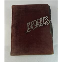 Antique Photo Album with Photos