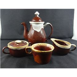 Hull Crestone Brown Drip Coffee Pot Set